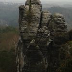 Kletterfels "Mönch" im Gebiet von Rathen